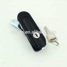 black Push button Style Lock